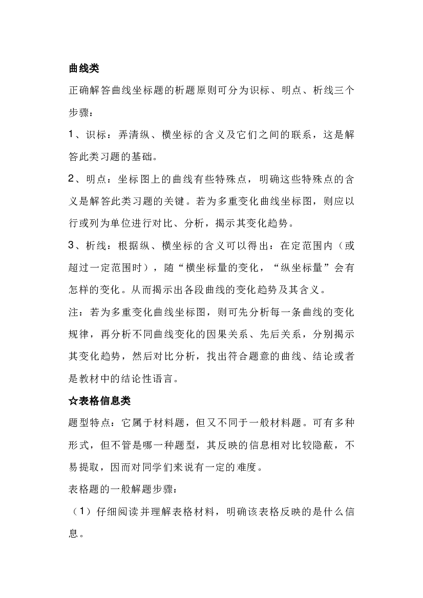 高中生物七种题型答题模板.docx 第1页