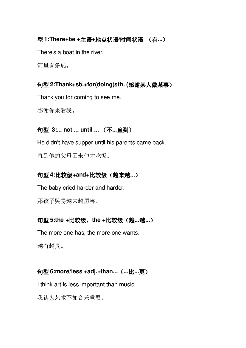 小学英语写作万能句式.docx 第1页
