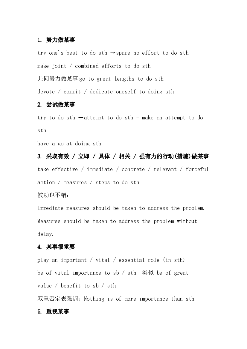 6 高中英语作文必备 万金油词组.docx 第1页